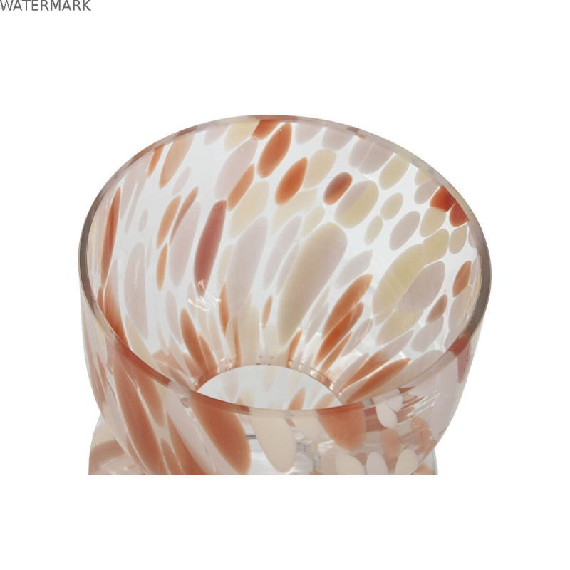 Vase Home ESPRIT Crème Terre cuite Verre Moderne 16 x 16 x 24 cm