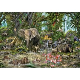 Puzzle Jungle Africaine - EDUCA - 2000 Pieces - Pour Adultes - Intérieur