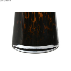 Vase Home ESPRIT Marron Noir Verre Moderne 16,5 x 16,5 x 29 cm