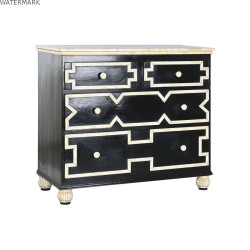 Commode Home ESPRIT Noir 111 x 51 x 99 cm