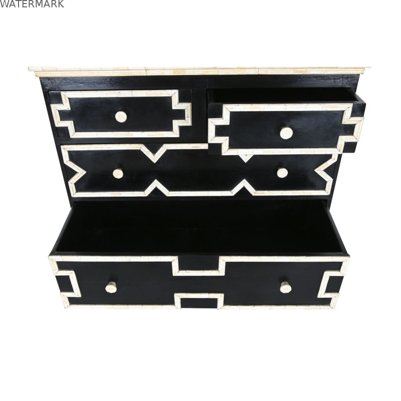 Commode Home ESPRIT Noir 111 x 51 x 99 cm