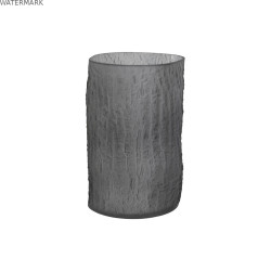 Vase Home ESPRIT Gris Verre Moderne 13 x 13 x 21 cm