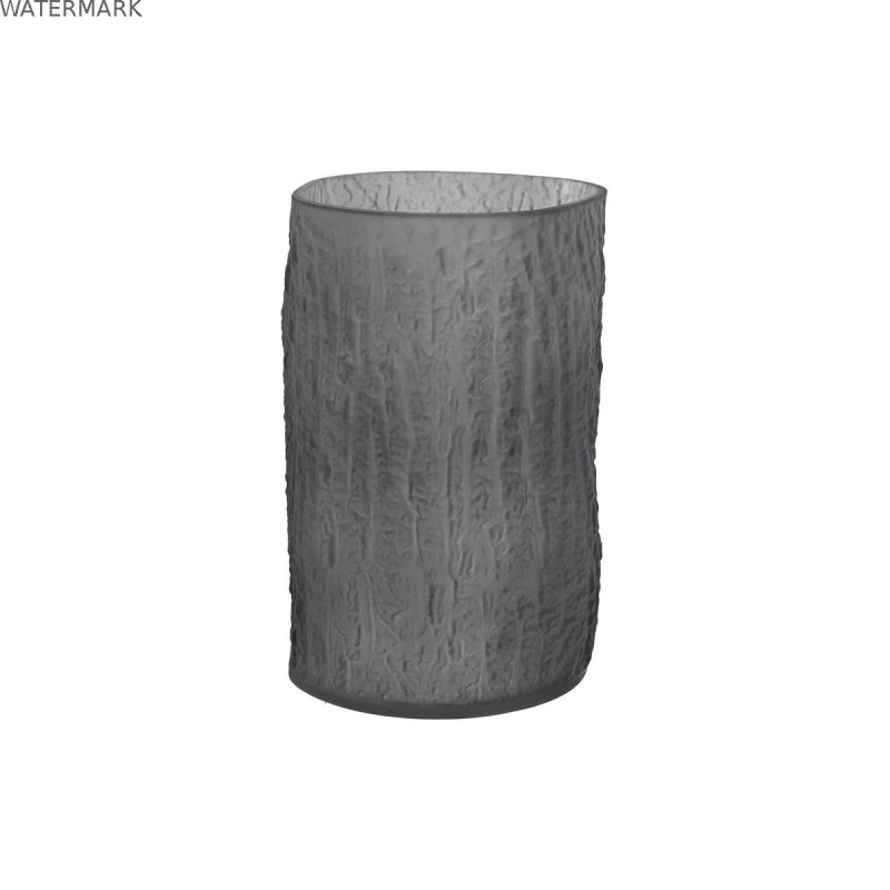 Vase Home ESPRIT Gris Verre Moderne 13 x 13 x 21 cm
