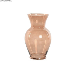Vase Home ESPRIT Ambre Verre Moderne 16 x 16 x 27 cm