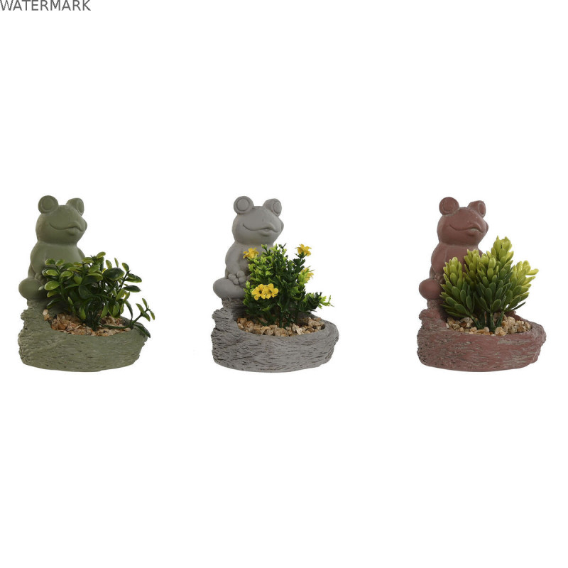 Plante décorative Home ESPRIT Polyéthylène Ciment Grenouille 9 x 9 x 13 cm (3 Unités) Plante décorative Home ESPRIT Polyéthylène Ciment Grenouille 9 x 9 x 13 cm (3 Unités)
