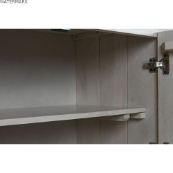 Buffet Home ESPRIT Blanc Bois de manguier 182 x 45 x 76 cm