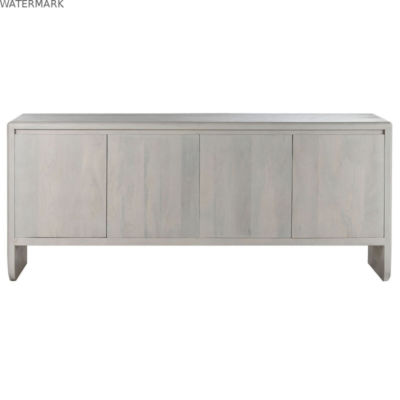 Buffet Home ESPRIT Blanc Bois de manguier 182 x 45 x 76 cm