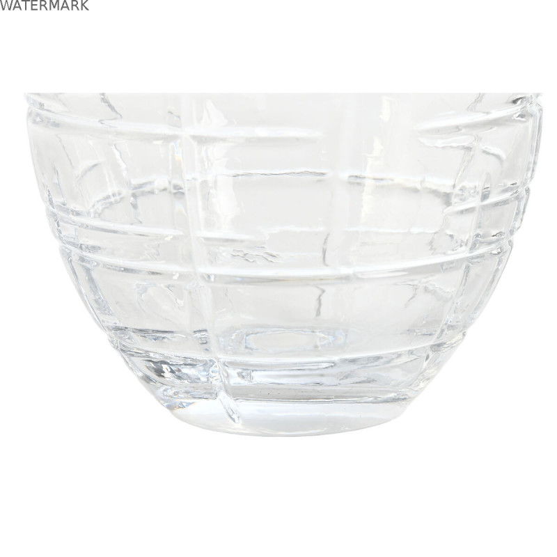 Vase Home ESPRIT Transparent Verre Moderne 12 x 12 x 17 cm