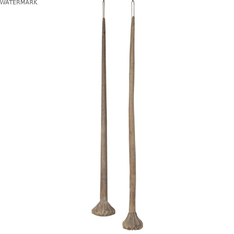 Figurine Décorative Home ESPRIT Naturel 15 x 15 x 130 cm