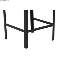 Jeu de 2 tables Home ESPRIT Noir Naturel 38 x 38 x 75 cm