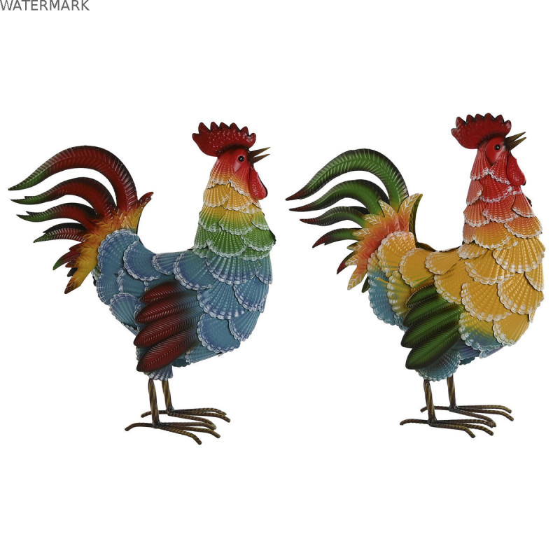 Figurine Décorative Home ESPRIT Multicouleur Coq 39,5 X 15 X 42 cm (2 Unités) Figurine Décorative Home ESPRIT Multicouleur Coq 39,5 X 15 X 42 cm (2 Unités)