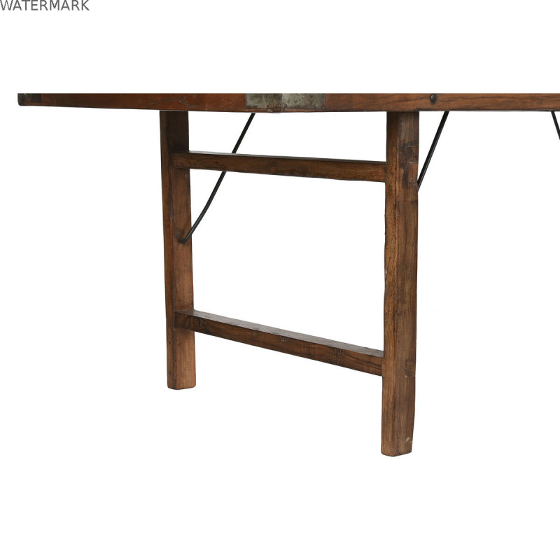 Table Piable Home ESPRIT Naturel Bois Recyclé 240 x 90 x 77 cm