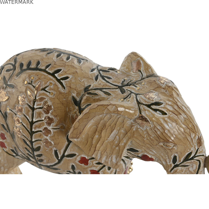 Figurine Décorative Home ESPRIT Multicouleur Eléphant 32,5 x 12,5 x 21 cm Figurine Décorative Home ESPRIT Multicouleur Eléphant 32,5 x 12,5 x 21 cm