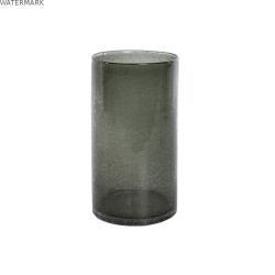 Vase Home ESPRIT Vert Verre Moderne 13,7 X 13,7 X 25,6 cm