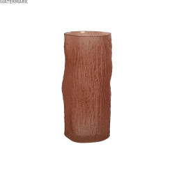 Vase Home ESPRIT Terre cuite Verre Moderne 14 x 14 x 31,5 cm