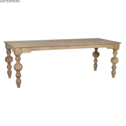 Table de Salle à Manger Home ESPRIT Bois de manguier 220 x 90 x 78 cm