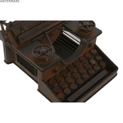 Figurine Décorative Home ESPRIT Bronze Vintage Machine à écrire 15 x 18 x 12 cm