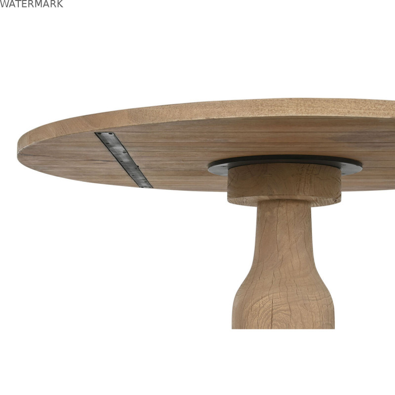 Table de Salle à Manger Home ESPRIT Bois de manguier 140 x 140 x 77 cm