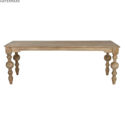 Table de Salle à Manger Home ESPRIT Bois de manguier 220 x 90 x 78 cm