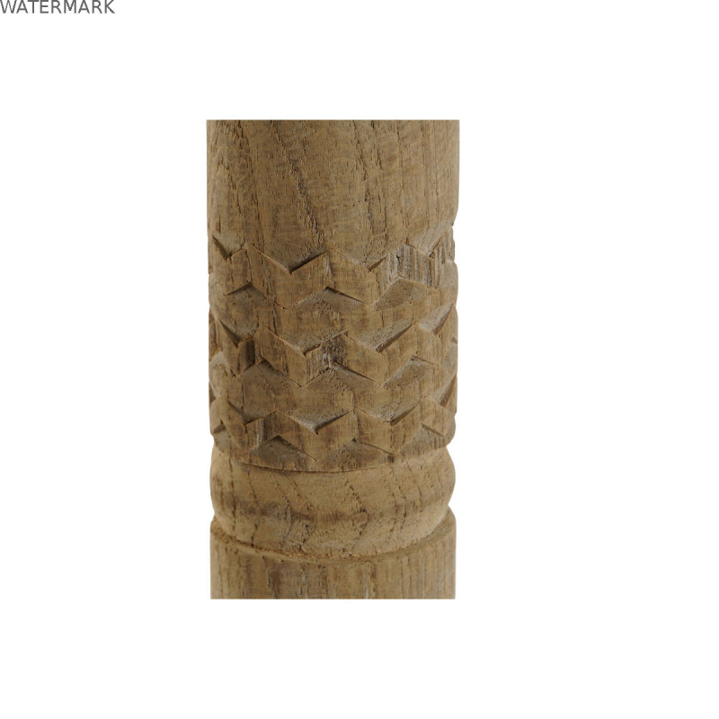 Figurine Décorative Home ESPRIT Naturel 7,5 x 7,5 x 50 cm Statue (2 Pièces)