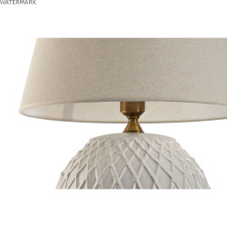 Lampe de bureau Home ESPRIT Blanc 50 W 220 V