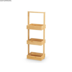 Étagère Kipit B6729A Naturel Bambou 26 x 70 x 17 cm (6 Unités)