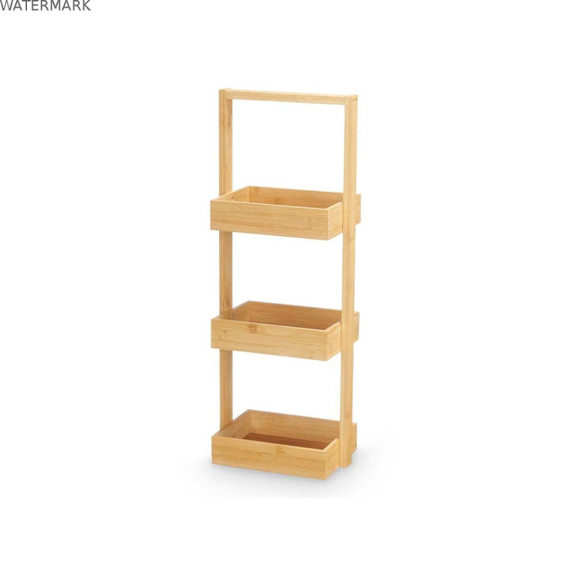 Étagère Kipit B6729A Naturel Bambou 26 x 70 x 17 cm (6 Unités)