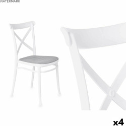 Chaise Ibergarden PC-175 Blanc Gris 4 Unités