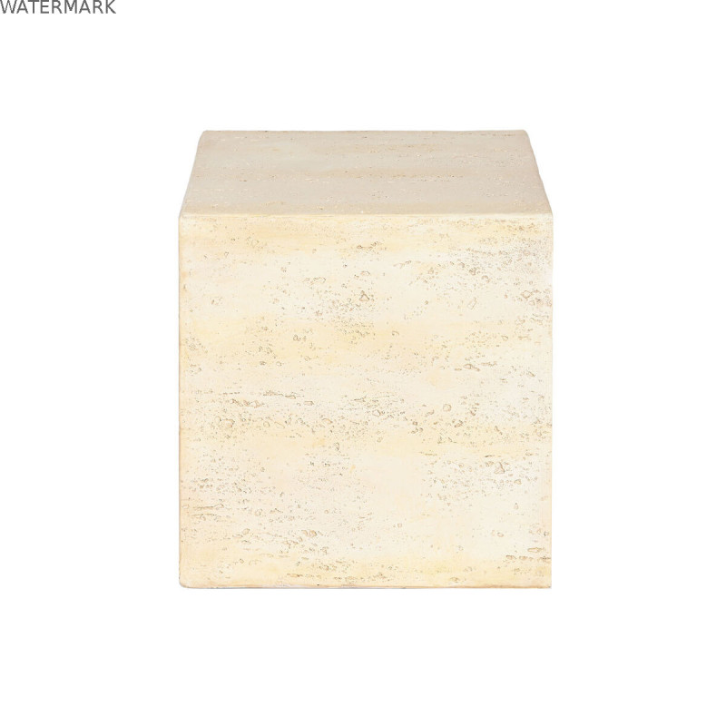 Petite Table d'Appoint Home ESPRIT Beige Magnésium 40 x 40 x 40 cm