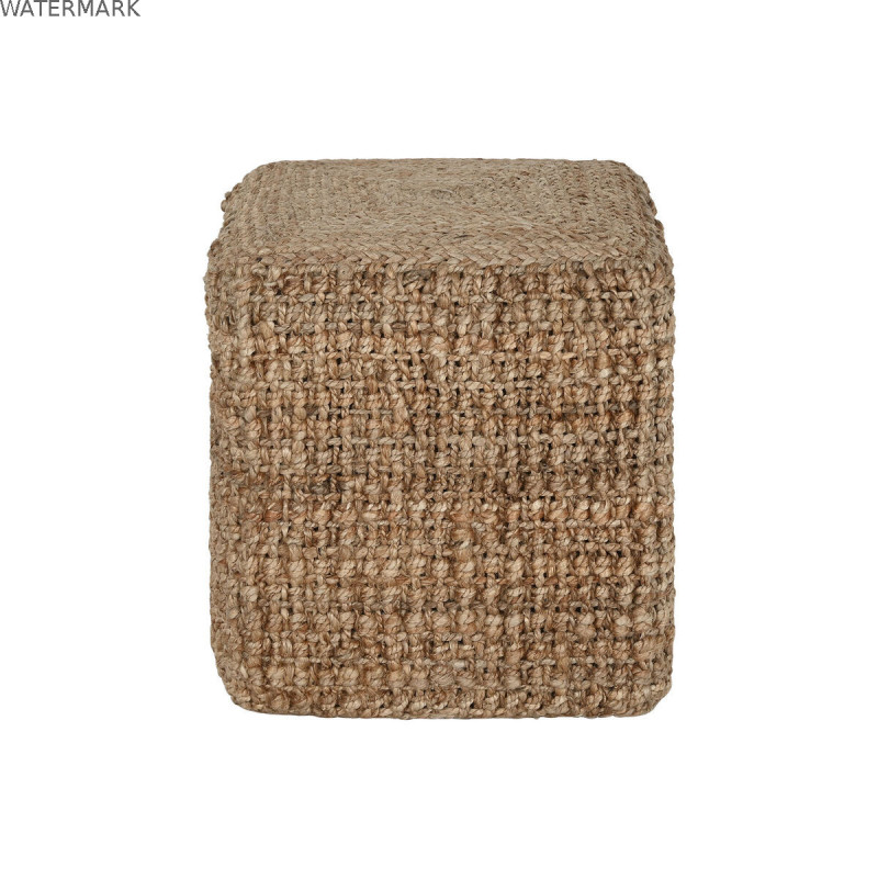 Repose-pied Home ESPRIT Marron 40 x 40 x 45 cm