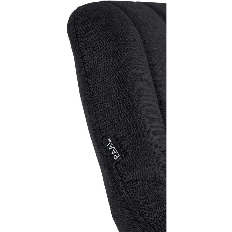 Tabouret de bar Milet tissu noir noir