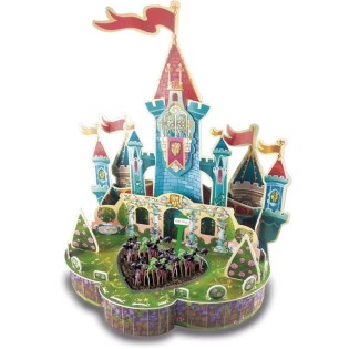 Jeu de construction et de création - EDUCA - 3D Dream Gardens 2In1 - Chateau