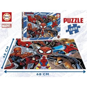 Puzzle SPIDER-MAN BEYOND AMAZING - 1000 pieces - Marque Educa - Pour enfant a partir de 14 ans