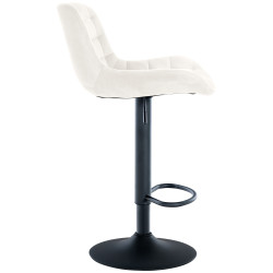 Lot de 2 tabourets de bar en velours Tover