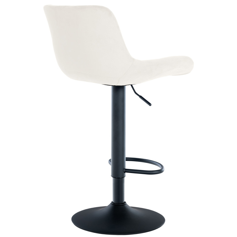 Lot de 2 tabourets de bar en velours Tover