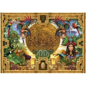 Puzzle 2000 pieces MONTAGE AZTeQUE MAYA - Educa - Astrologie et ésotérisme