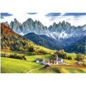 Puzzle AUTOMNE DANS LES DOLOMITES - 2000 pieces - Marque EDUCA - Paysage et nature