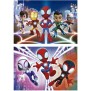 Puzzle en bois SPIDEY & HIS AMAZING FRIENDS - 2x16 pieces - Enfant - Mixte - Licence Spiderman