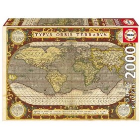 Puzzle éducatif Planisphere - 2000 pieces - EDUCA