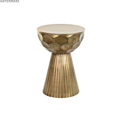 Table d'appoint DKD Home Decor Doré Métal 39 x 39 x 54 cm