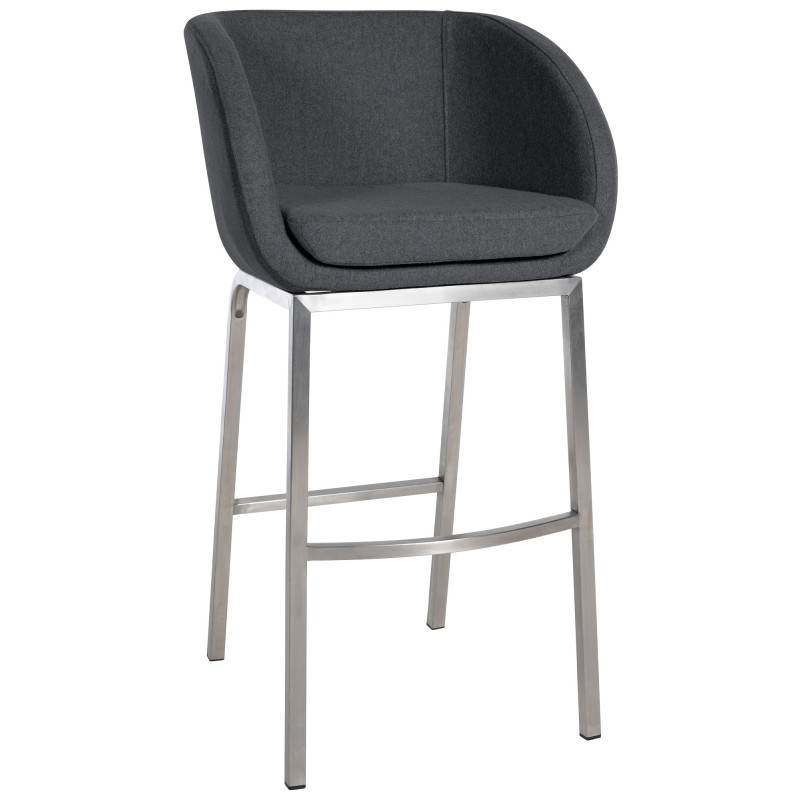 Tabouret de bar Rockhill E en feutre