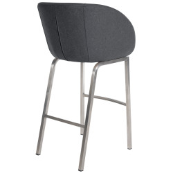 Tabouret de bar Rockhill E en feutre