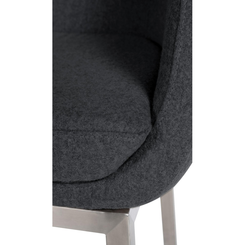 Tabouret de bar Rockhill E en feutre