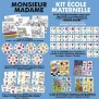 Jeu d'apprentissage - EDUCA - Monsieur Madame - Kit École Maternelle