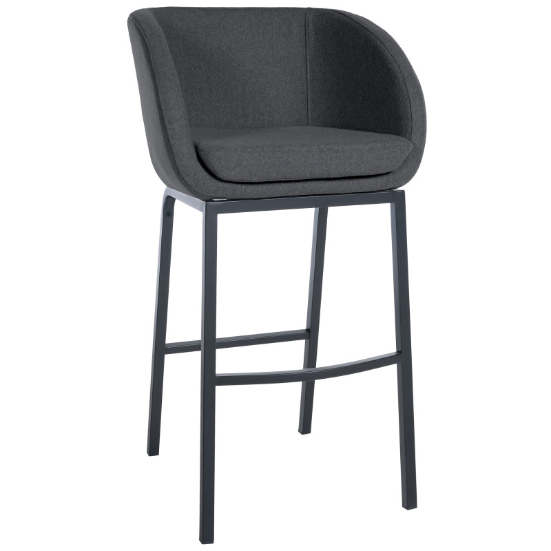 Tabouret de bar Rockhill B en feutre
