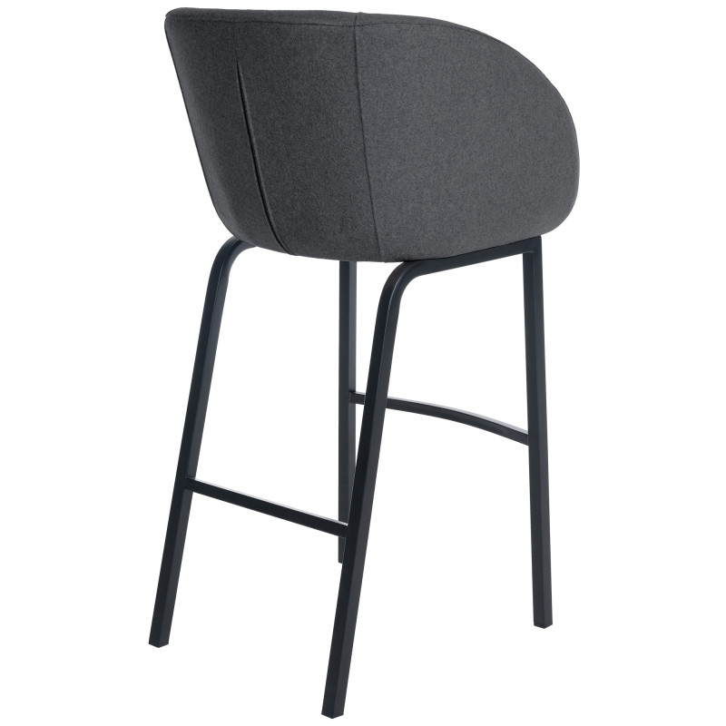 Tabouret de bar Rockhill B en feutre