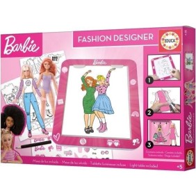 Tableau Design Barbie - Educa - Loisir créatifs - A partir de 5 ans - Mixte