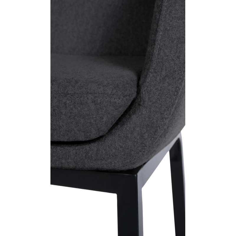Tabouret de bar Rockhill B en feutre