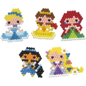 Aquabeads - EPOCH - Coffret Princesses Disney - Plus de 800 perles étoiles multicolores