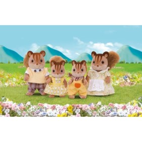 Famille écureuil roux - SYLVANIAN FAMILIES - Personnage miniature - Mixte - A partir de 3 ans